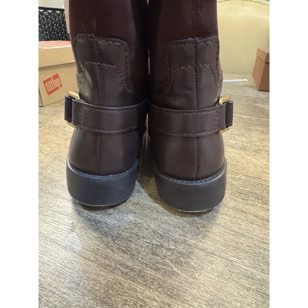 Franco Sarto Women's L-Merina Riding Boots Size 9.5‎ Burgundy Brown